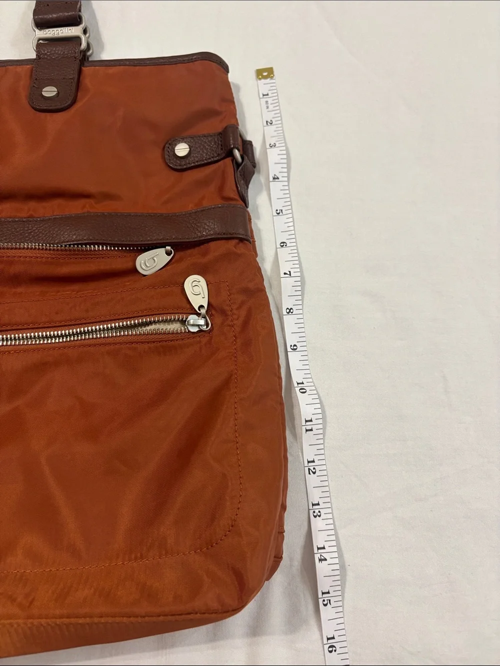Baggallini Rust Orange/Brown Tote Bag